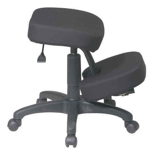 Office Star Ergonomically Height Adjustable Kneeling Chair with Dual